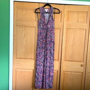 Motherhood Maternity Maxi size S multi-color tie front